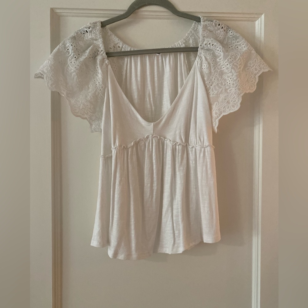 White Love on a Hanger Tee